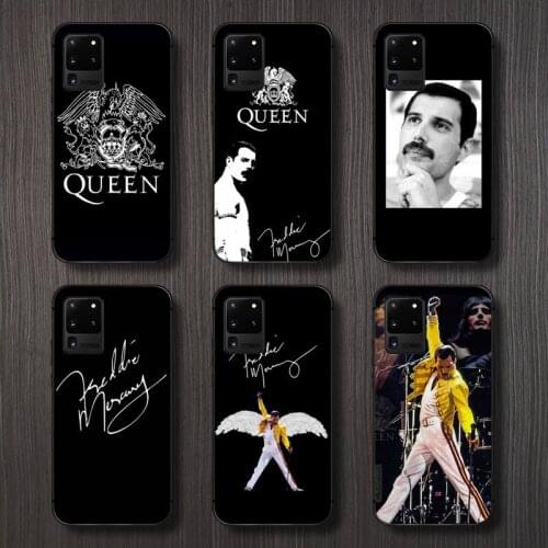 Freddie Mercury Queen band Phone Case For Samsung galaxy A S note 10 7 8 9 20 30 31 40 50 51 70 71 21 s ultra plus