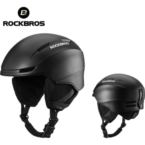 ROCKBROS Ski Helmet Integrally-molded Skiing Helmet Sports Safety R MTB Road Cycling Helmet Snowmobile Protection Accessories