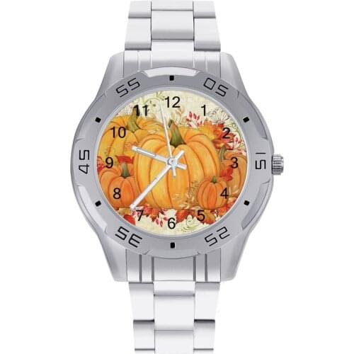 Pumpkin Quartz Watch Design Vintage Wrist Watch Steel Cheap Spring Lady Wristwatch