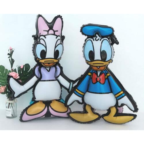 Aluminum foil material Three-dimensional Donald Duck balloon Childrens cartoon decoration Birthday party arrangement