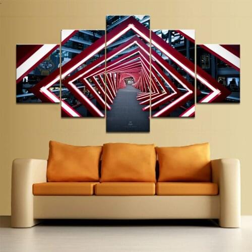 Home Decor Modular Poster 5 Panel Abstract art Painting Modern Canvas Print Pictures Decor Wall Art Frame