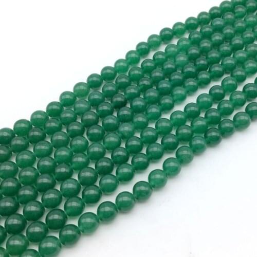 New Beads Green Aventurine Stone Beads Smooth Round Loose Spacer Bead 6mm 8mm 10mm 12mm DIY Jewelry Making