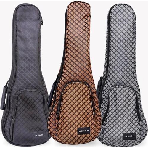 Profession portable waterproof 21 23 24 26 28 inch soprano concert tenor ukulele bag soft gig case backpack guitar padded cover