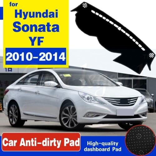 For Hyundai Sonata 2010 2011 2012 2013 2014 YF Anti-Slip Mat Dashboard Cover Pad Sunshade Dashmat Protect Carpet Car Accessories