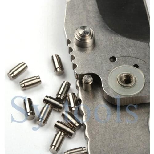 EDC Produce Folding knife screw rivet fittings folding knife supporting column Stop axis Knife Diy tools 10PCS