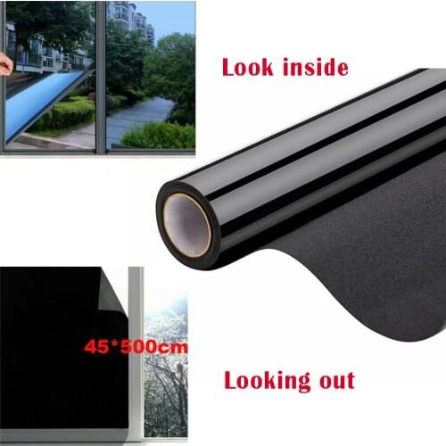 Blackout Static Cling Casement Film For Privacy Protection To Block Sun UV-Prevention Privacy Protection Drop-Shipping Household