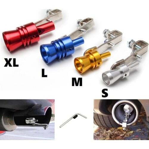 Universal Simulator Whistler Exhaust Fake Turbo Whistle Pipe Sound Muffler Blow Off Car Styling Tunning S/M/L/XL for All Cars