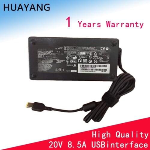 HUAYANG high quality 1 years warranty 20V 8.5A 170W AC Adapter for for Lenovo Legion Y720-15 Y7000P P50 P51 P70 P71 W540 W541