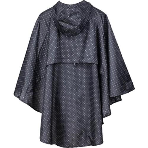 Raincoat Women Dots Waterproof Outdoor Ladies Rain Coat Poncho Chubasquero Mujer Capa De Chuva Womens Windbreakers Yamurluk XX27