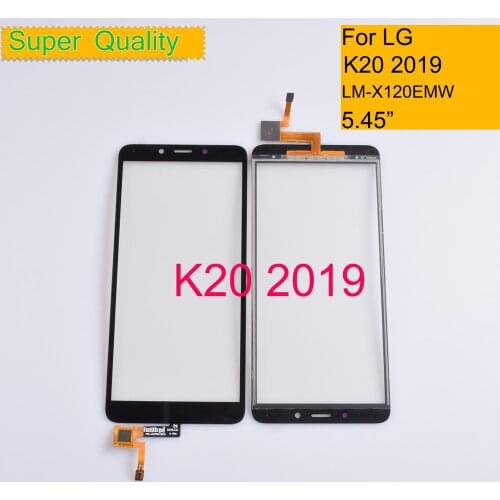10Pcs/Lot For LG K20 2019 Touch Screen Panel Sensor Digitizer Front Glass Outer Lens Touchscreen K20 2019 Replacement