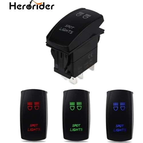 12V 24V LED Light Bar Toggle Rocker Switch Waterproof SPST ON-OFF for Car Boat Truck Toggle Rocker Switch Car