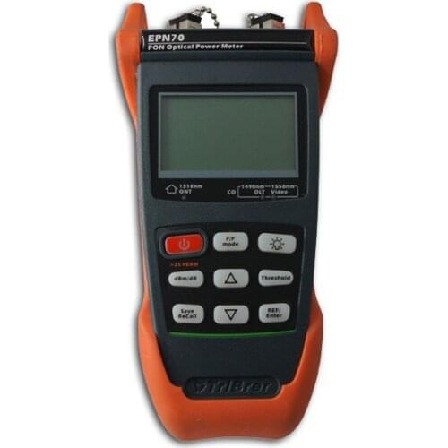 1310nm /1490 nm / 1550 nm PON Optical Power Meter With OPM (+6 ~ -70dB) VD-EPN70T For FTTH / FTTx Fiber Optic Test Tools