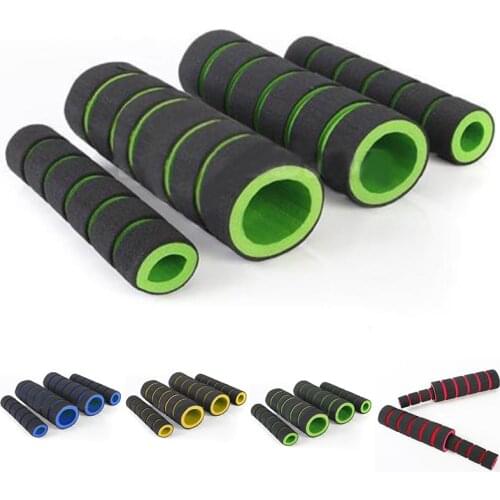 4pcs Motorcycle E-Bike Cycling Handle Bar Grip Brake Clutch Lever Soft Foam Cover Sponge Soft Comfortable Handbar Cycling Parts