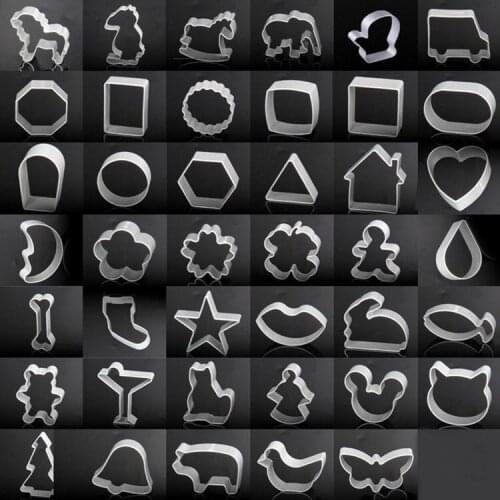 41pcs/set Cookie Mold Baking Tools Stainless Steel Biscuit Icing Sugar Mould Cake Mold Sugar Cookie Decorating Tools