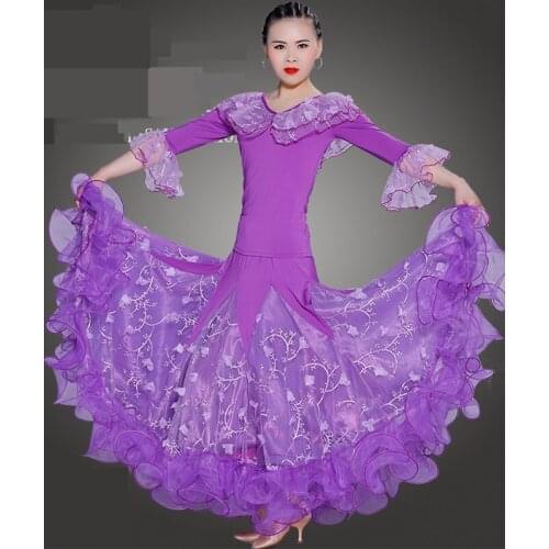 Ballroom Standard Dance Dress womens Waltz Dance Competition Dress professional Ballroom Dance Dress women ballroom dress chines