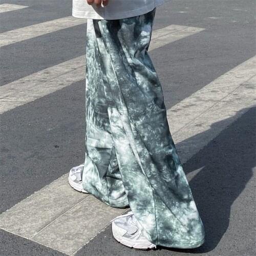 Pants Ladies Pants Plus Size y2k Loose clothing Wide leg mopping formula Through dye mall Harajuku For Women Trousers Streetwear