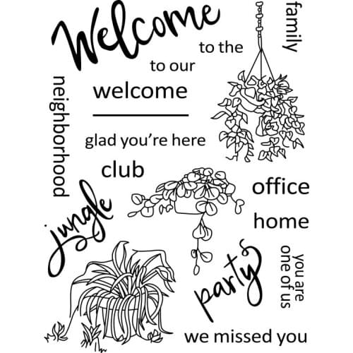 Flower Transparent Clear Silicone Rubber Stamp Seal DIY Scrapbooking photo Album A0727