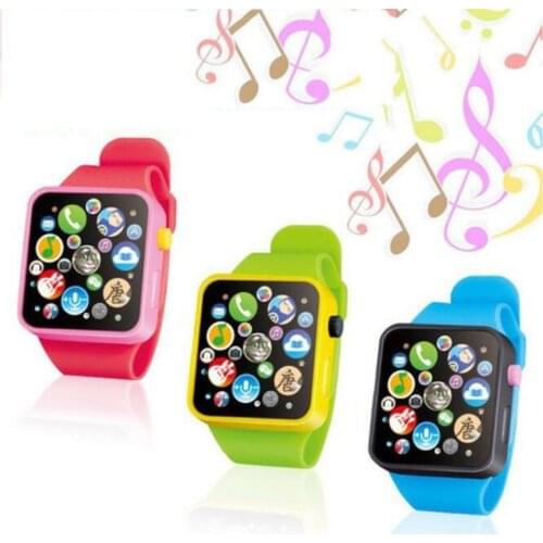 Childrens Multifunctional Music Digital Simulation Smart Watch Touch Screen Digital Watch Education Toys Boys Girls