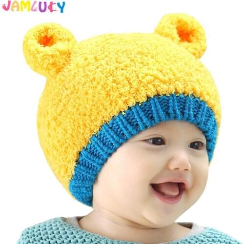Baby Hats Winter Girls Cap Children Boys Velvet Warm Infant Caps Soft Wool Beanie Cap For Baby Boys Girls Toddler Winter Hat