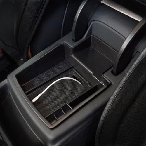 For Audi Q5 8R Armrest Box Storage Stowing Tidying Car Organizer Accessories 2010 2011 2012 2013 2014 2015 2016 2017 2018