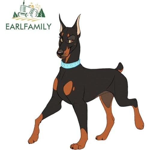 EARLFAMILY 13cm x 11.1cm for Australian Cattle Dog Vinyl Car Stickers Windows Air Conditioner Decal Scratch-Proof Decoration