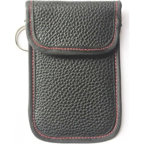 Car key signal blocker case RFID car key blocking bag Keyless Entry Fob Guard Signal Blocking Pouch Bag