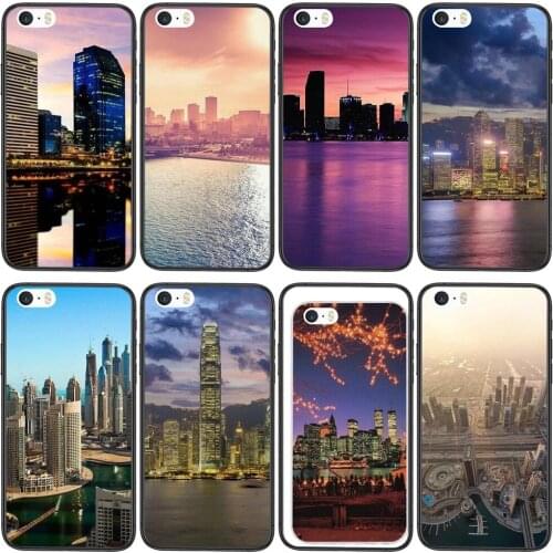 Building New York City Design Closeout TPU Phone Skin For Redmi K40 9C Nfc 9A 8A 7A K30S K30 Pro Plus 5G