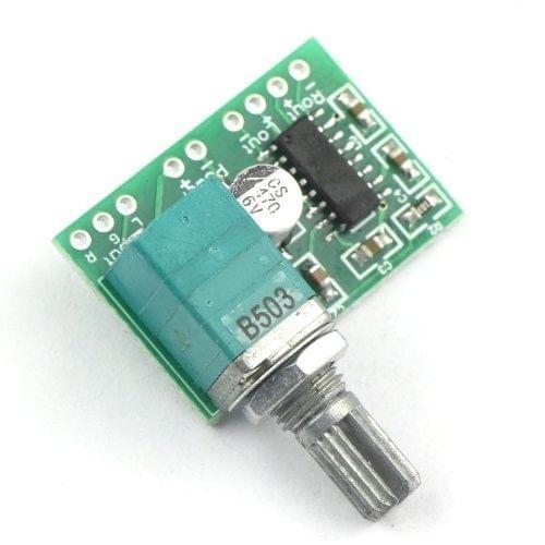 Mini PAM8403 DC 5V 2 Channel USB Digital Audio Amplifier Board Module 2 * 3W Volume Control with Potentionmeter Switch