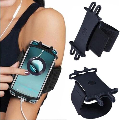 1pc Mobile Phone Running Phone Bag Wristband Belt Jogging Cycling Arm Band Holder Wrist Strap Bracket Stand