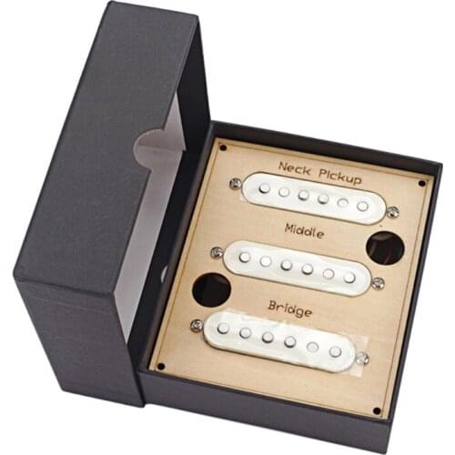 Electric Guitar Pickup Neck Middle Bridge Single Coil Pickups Compatible Electric Guitar Parts Replacement Set of 3Pcs