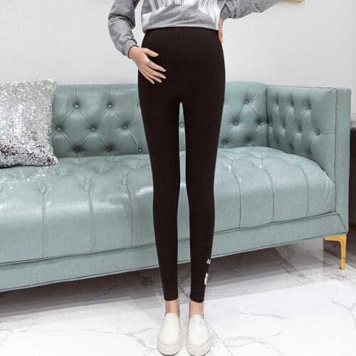 New Fashion Leggings Pregnant Maternity Pants Autumn Winter Clothes Pregnancy Trousers Plus Size