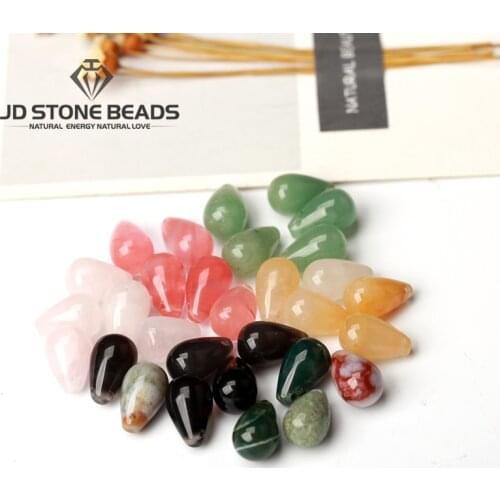 New Arrived Natural Agate Drop-shape Beads Natural Tear Gemstone Shape Stone Loose Beads For Making Neckace Earring
