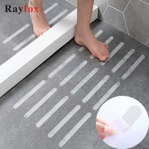Bathroom Gadgets 5 Pcs Stair Steps Bathroom Bathtub Non-Slip Stickers Tape Transparent Waterproof Stickers Bathroom Accessories