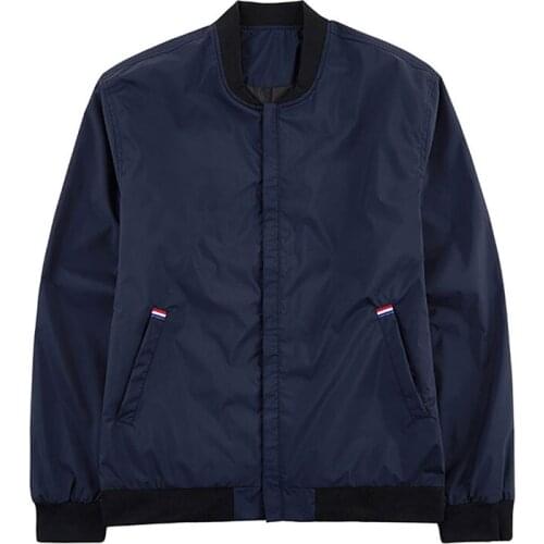 Drop shipping jackets hip hop Men clothes streetwear mens jackets and coats Stand Collar Leisure windbreaker wholesale price