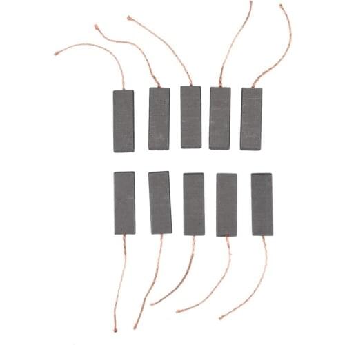 10Pcs Carbon Brushes Motor Carbon Brushes for Siemens Drum Type Washing Machine Parts 5X13.5X40mm