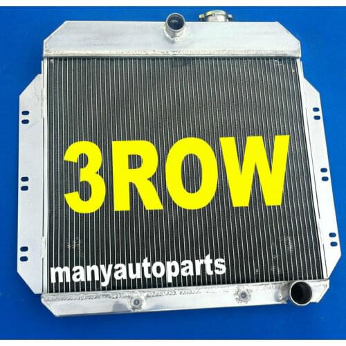 3 Rows Aluminum Radiator for Chevy Cars V8 Conversion 1949-1954 1950 51 52 53 54