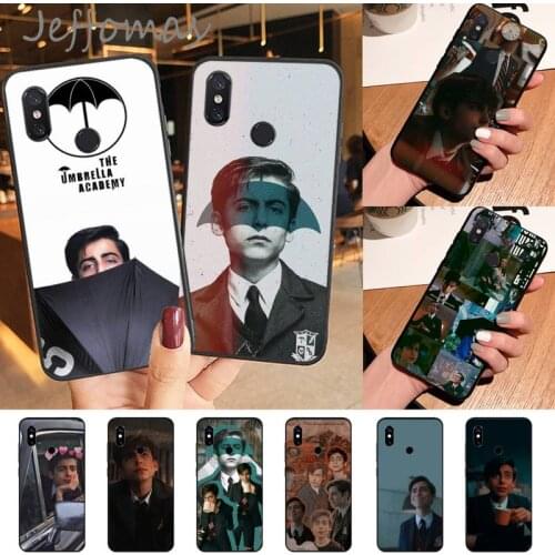 Aidan Gallagher Number Five Umbrella Academy| Phone Case For Xiaomi Mi A1 A2 5 6 6PLUS 8 9 SE Lite MIX 2 2S MAX 2 3 Pocophone F1