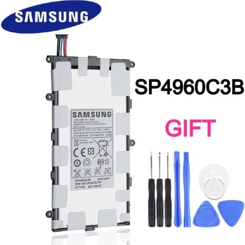 SP4960C3B Samsung Original Tablet Battery For Samsung GALAXY Tab 7.0 Plus P3110 P3100 P6200 P6210 Tablet Battery 4000mAh