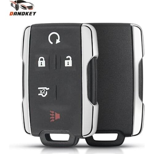 Dandkey Keyless Entry Case Remote Case For Chevrolet Tahoe Suburban Sierra Silverado Smart Key Shell Housing For GMC Yukon XL