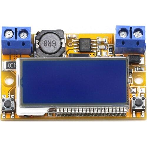DC-DC 5-23V To 0-16.5V 3A Max Step Down Power Supply Buck Converter Adjustable LCD Step-down Voltage Regulator