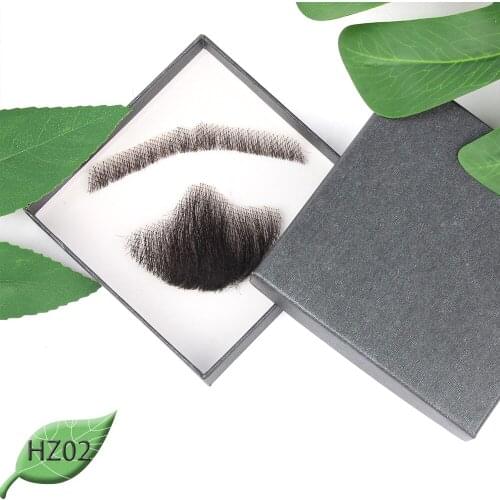 LiangMo Fake Mustache Handmade Hair Fake Beard Used In Daily Life Video Film Television Production Lace Man Hair Wig