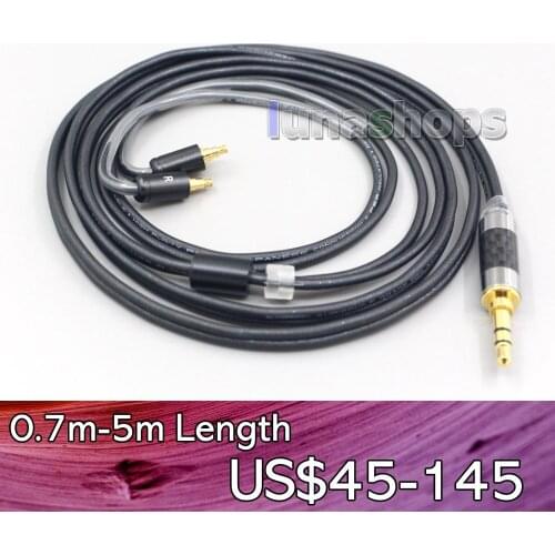 LN007089 2.5mm 4.4mm XLR 3.5mm Black 99% Pure PCOCC Earphone Cable For Sennheiser IE40 Pro IE40pro