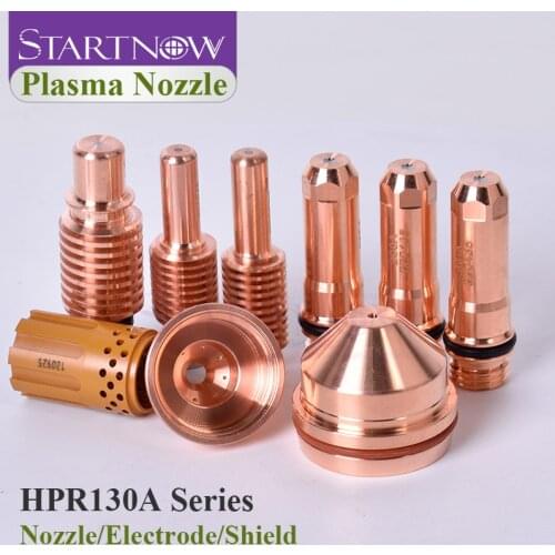 Startnow HPR130A Series Plasma Tip Shield 220188 220183 Plasma Cutting Nozzle Split 220747 220179 22018 Electrode 220756