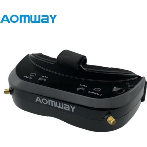 2019 New Aomway Commander Goggles V1S 2D 3D 64CH 5.8G FPV Video Headset Support HDMI 720p DVR Headtracker Instead V1 v2