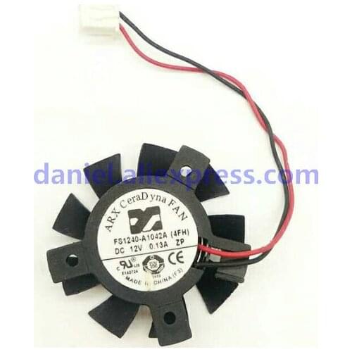 ARX FS1240-A1042A Hole Position 2620 mm Diameter 37mm 12V 0.13A Display Card Cooling Fan