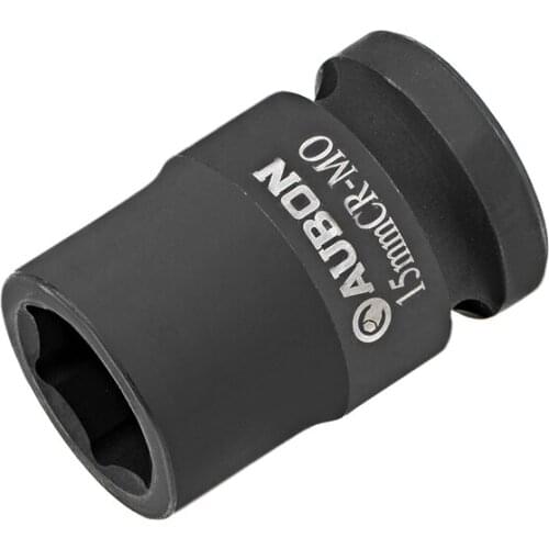 Uxcell 1/2-Inch Drive by 15mm Shallow Impact Socket, Cr-Mo, 6-Point, Metric