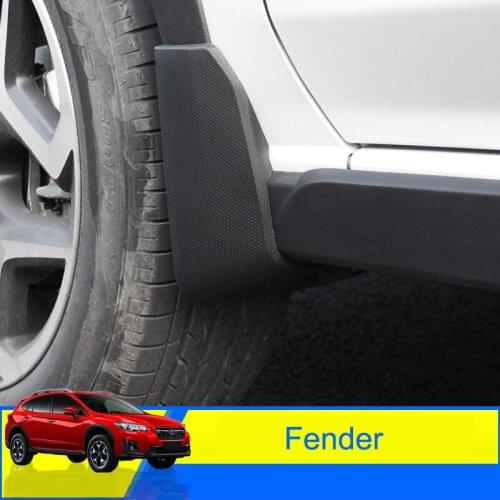 QHCP 4Pcs Front Rear Car Mud Flaps Engineering Plastic Fender Mudflaps Splash Mudguards Kits Auto Accessories For Subaru XV 2018