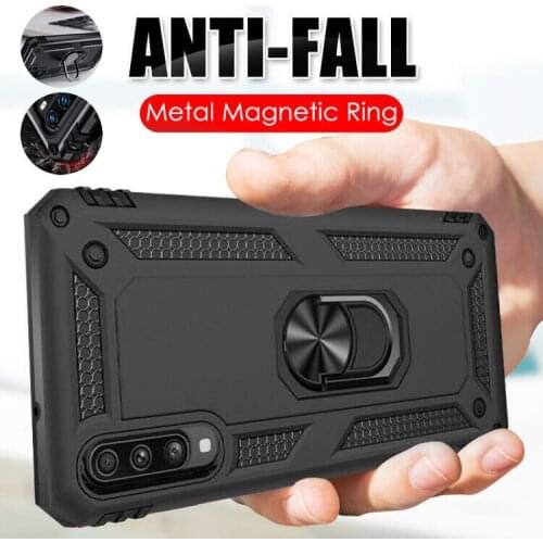 Luxury Armor Soft Silicone Bumper Case For Samsung Galaxy A51 A71 A10 A20 A30 A40 A50 A70 M20 M30 A7 2018 Ring Shockproof Case