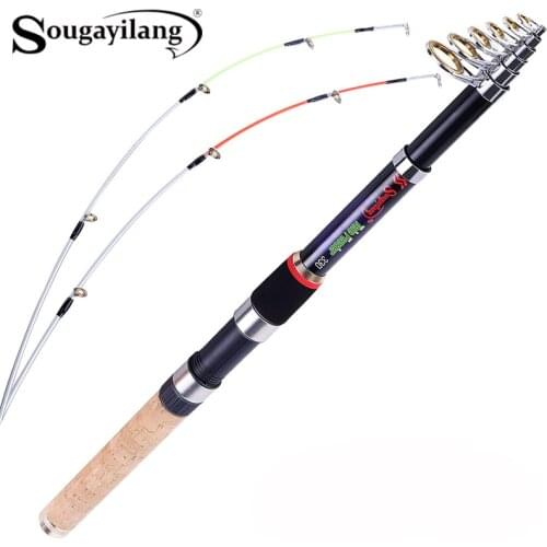 Sougayilang 2.7m-3.3m Feeder Fishing Rod Portable Telescopic Professional High Carbon Carp Lure Weight 120-180g De Pesca