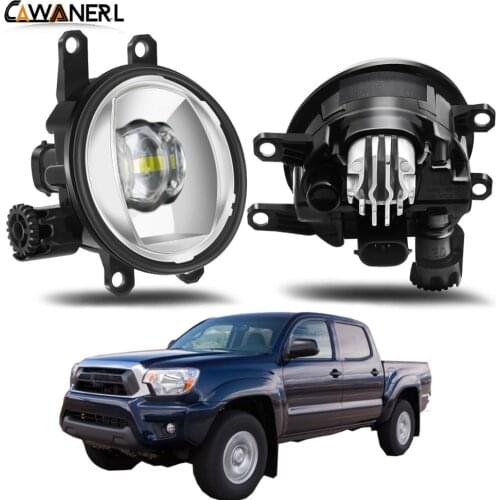 LED Lens Fog Light Assembly 30W Car Right + Left Fog Light Daytime Running Lamp 12V For Toyota Tacoma 2012 2013 2014 2015 2016